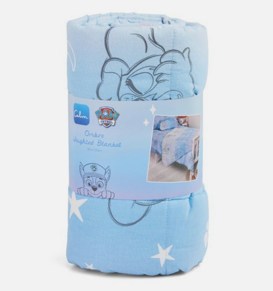 Paw Patrol x Calm Ombre Weighted Blanket – Soothing Sleep Support for Kids (2kg, 90x120cm)