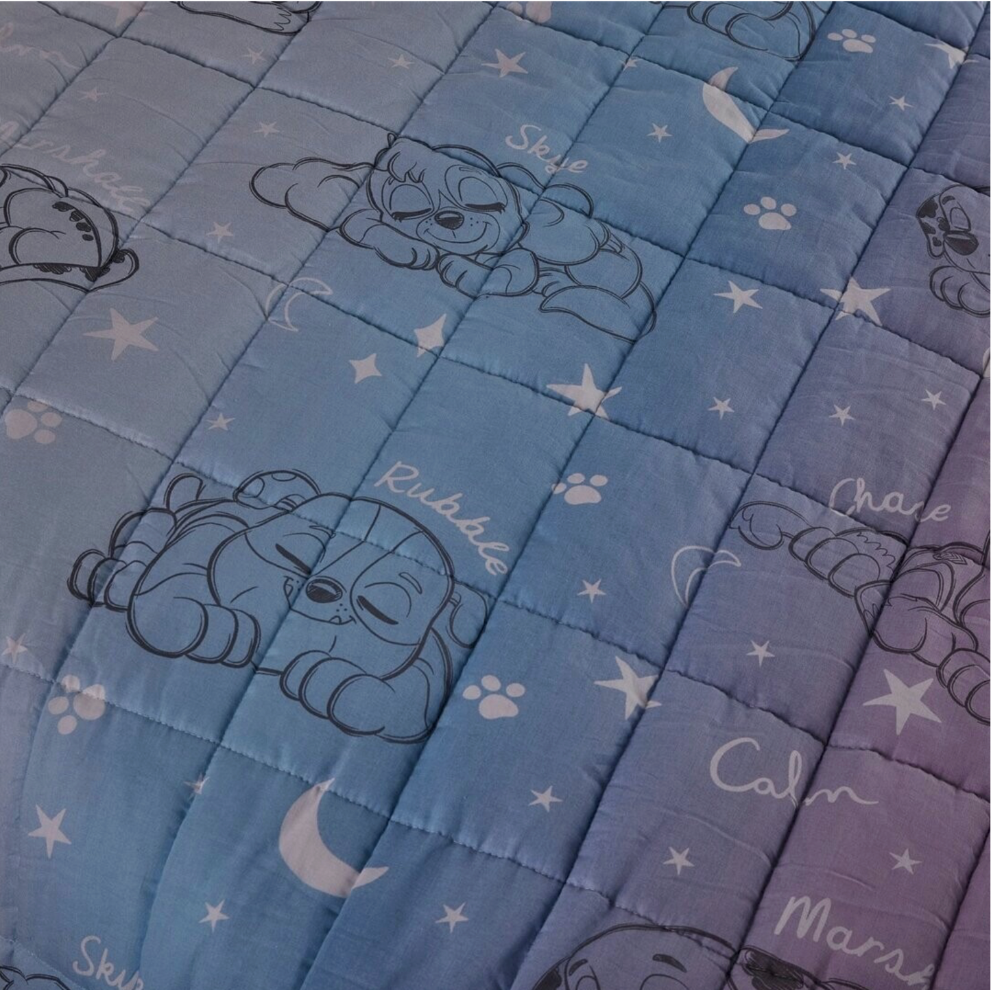 Paw Patrol x Calm Ombre Weighted Blanket – Soothing Sleep Support for Kids (2kg, 90x120cm)