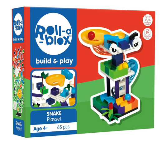 Roll-A-Blox Animal Roll Paradise – Snake Playset (Ages 4+)