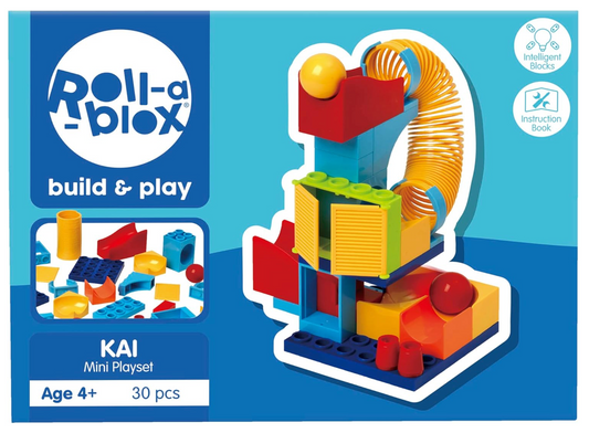 Roll-A-Blox KAI Mini Playset – Build, Roll & Play Adventure for Kids Aged 4+