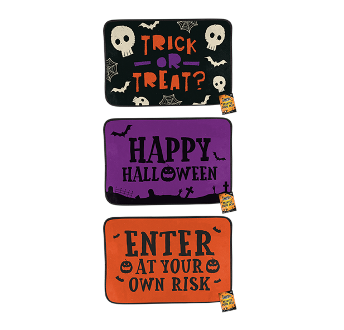 Halloween Printed Door Mat 60x40cm