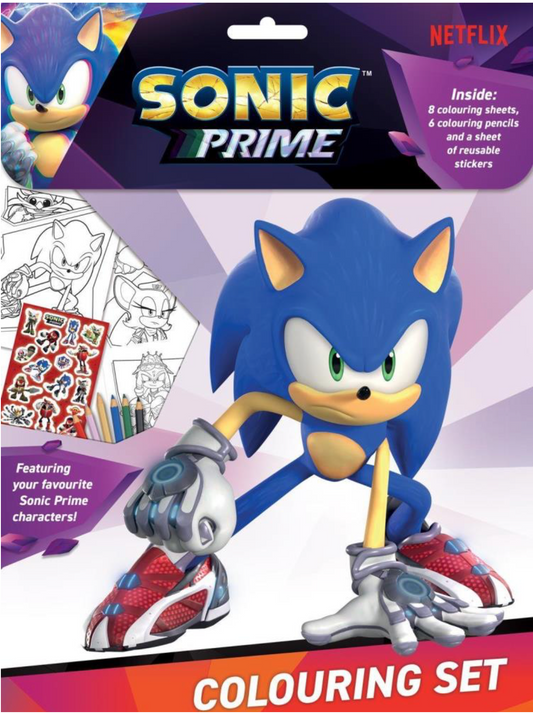 Sonic Prime Colouring Book