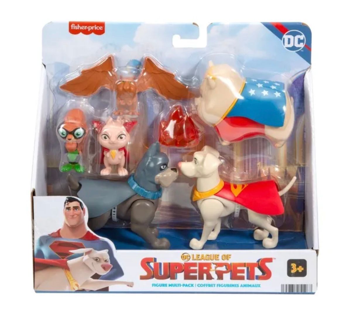 DC League of Super-Pets Figure Multi-Pack By Fisher-Price