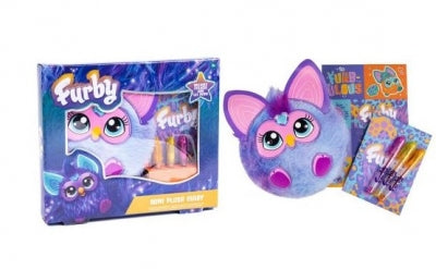 Furby Mini Plush Diary Set – Secret Notebook with Lock & Pen 📝✨