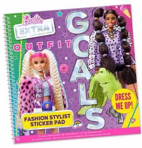 Barbie Extra Fashion stylist sticker pad