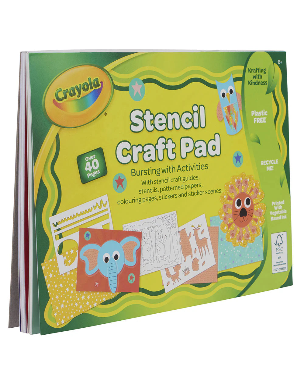 Crayola Eco Stencil Craft Pad