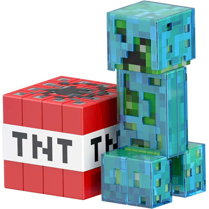 Minecraft Diamond Level Creeper Figure