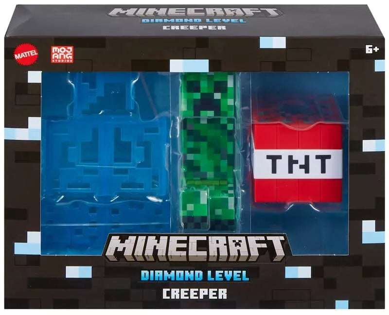 Minecraft Diamond Level Creeper Figure