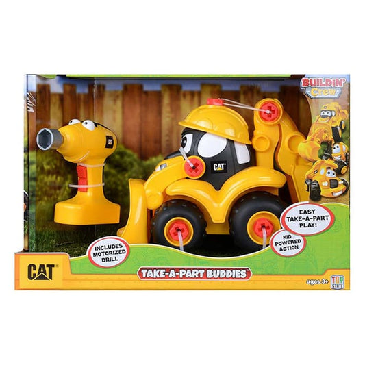 Cat Tractor And Drill Take-A-Part Buddies