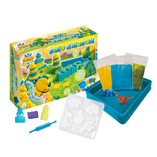 Dino Mega Sand Set Kingdom – Dinosaur Adventure Sand Play for Kids