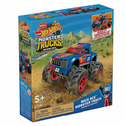 Mega Hot Wheels Race Ace Monster Trucks