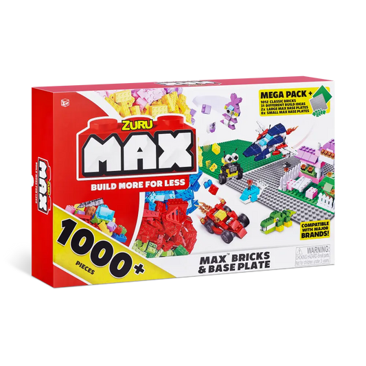 Zuru Max Bricks & Baseplate 1000pc