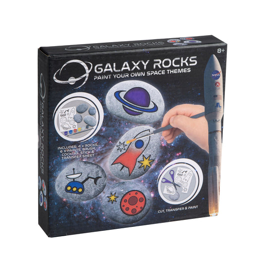 NASA Rock Painting Galaxy Rocks – Paint Your Own Space-Themed Art Craft Kit for Kids