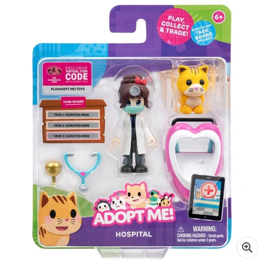 Adopt Me 2 Friends Pack – Dr. Heart & Ginger Cat | Includes Accessories & In-Game Fun