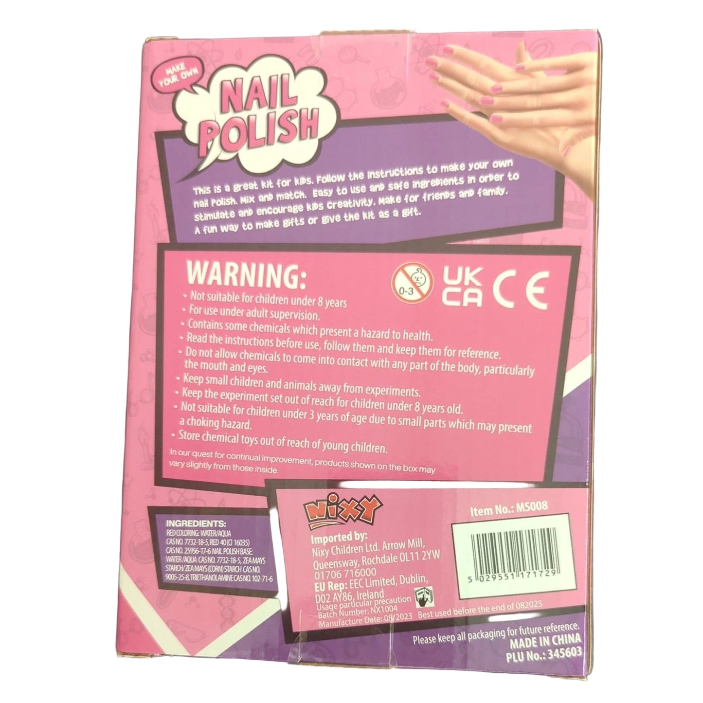 Make Your Own Nail Polish Set – Creative DIY Beauty Kit for Kids Ages 8+