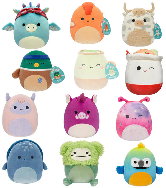 Squishmallows 19cm Plush Collection W17A – Nichelle, Borsa, Loraly, Rosemund, Baptise & Truman