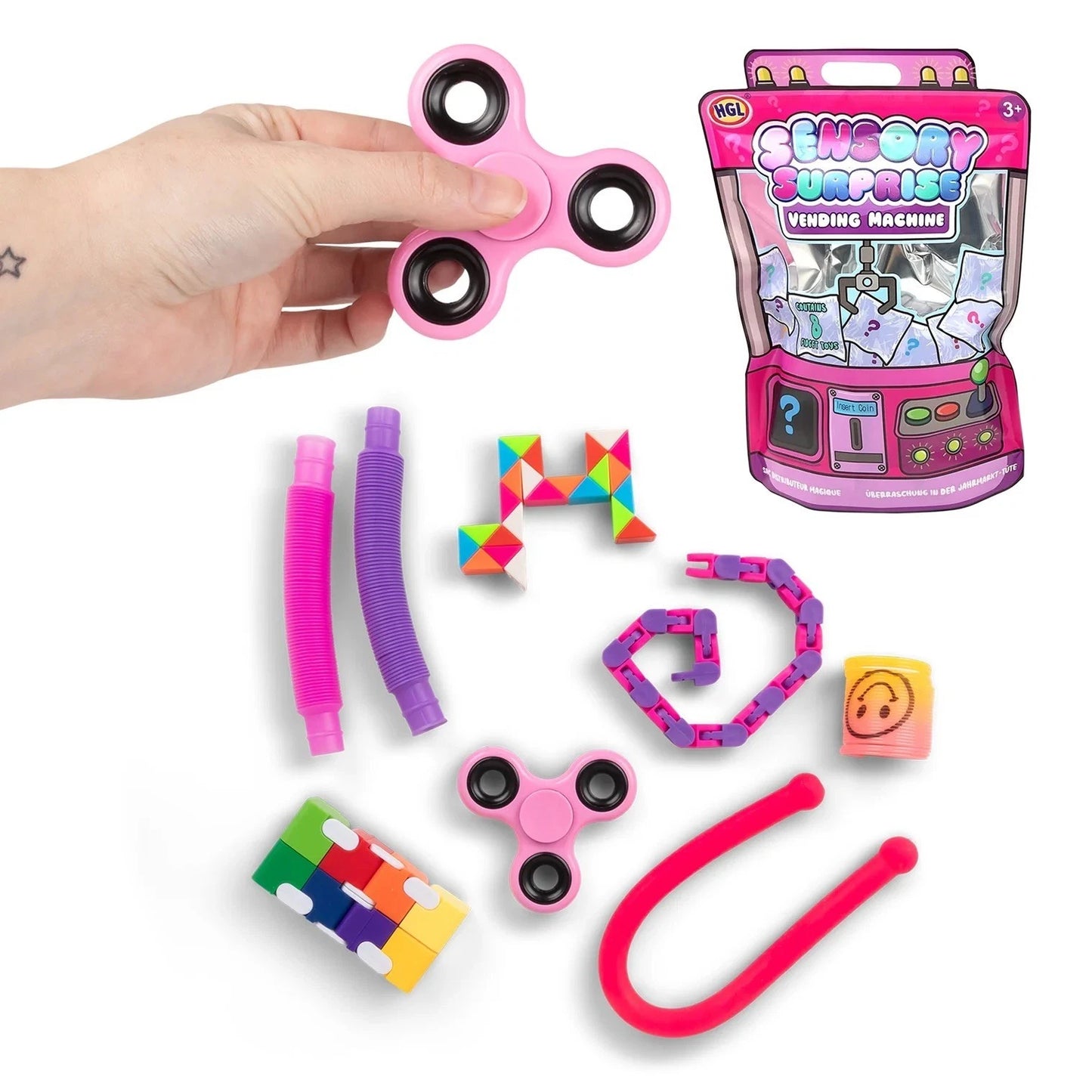 Vending Machine Mystery Bag Pink – Sensory Toy Surprise Set