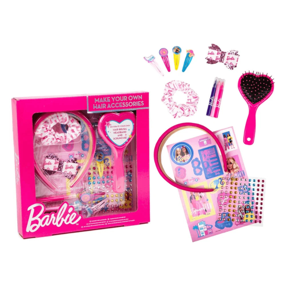 Barbie Make Your Own Hair Accessories Craft Set – Creative Fun for Kids