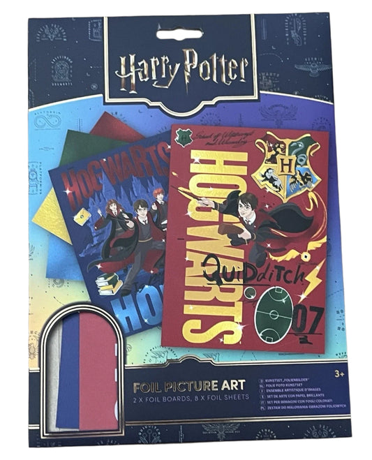 Harry Potter Foil Picture Art Kit – Magical DIY Craft Activity for Kids & Fans