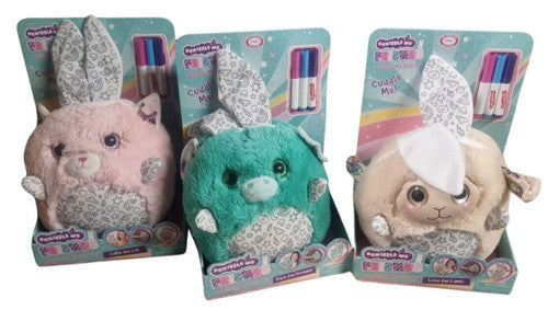 Scribble Me Furry Plush