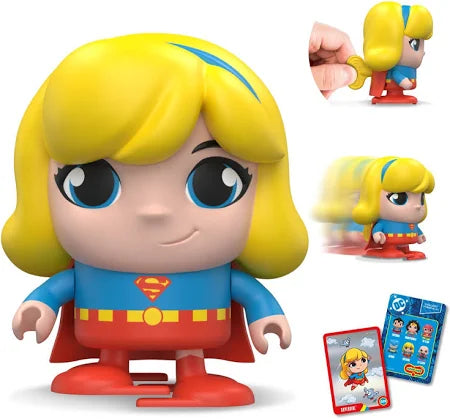 Wind-Upz Supergirl (with Cape) – Fun Collectible Wind-Up Toy for Kids & DC Fans