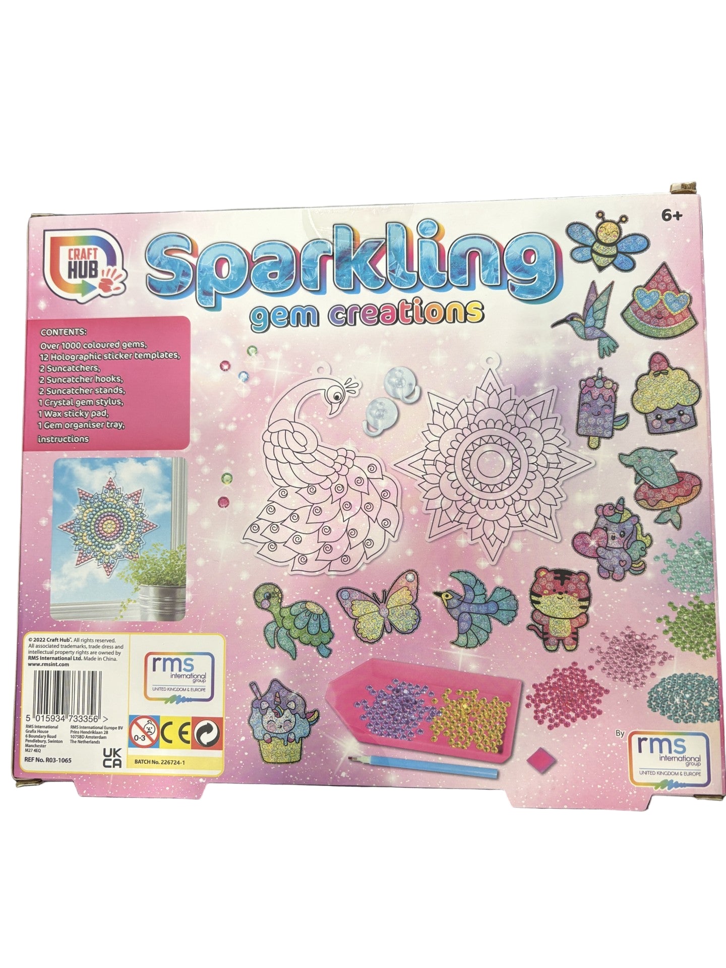 Sparkling Gem Creations – DIY Suncatcher Craft Kit for Kids