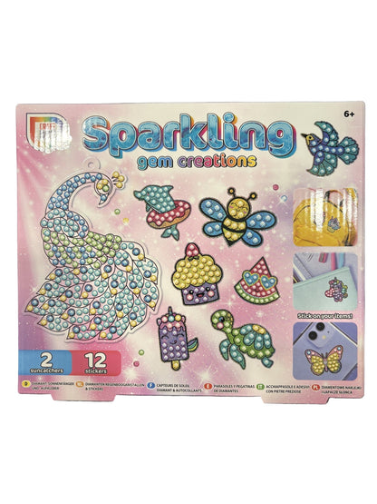 Sparkling Gem Creations – DIY Suncatcher Craft Kit for Kids