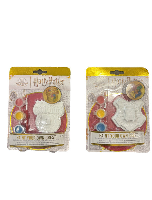 Harry Potter Paint Your Own Plaque – 2 Assorted | Creative Arts & Crafts Set for Kids