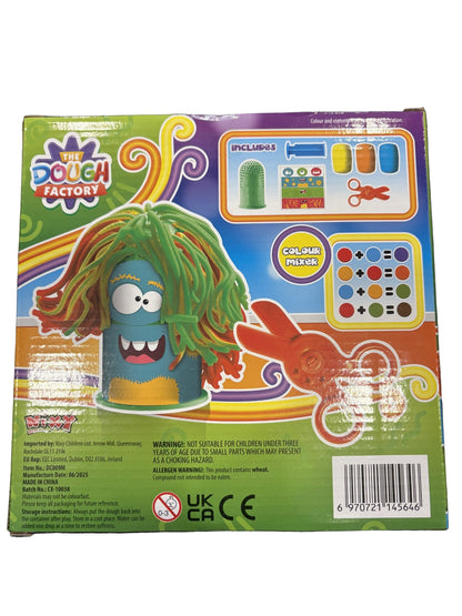 Crazy Hair Monster Neon Modelling Dough Playset – Fun Creative Dough Activity for Kids