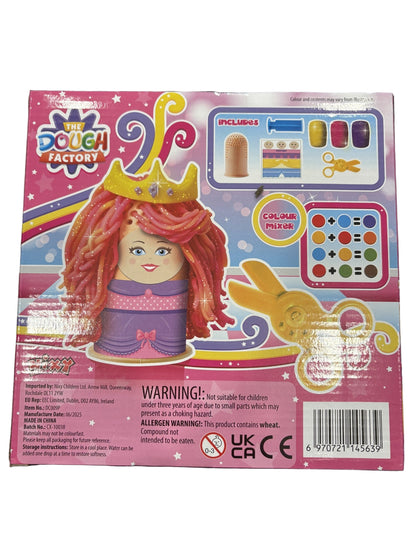 Sparkle Hair Princess Modelling Dough Playset – Creative Hair Styling Fun for Kids