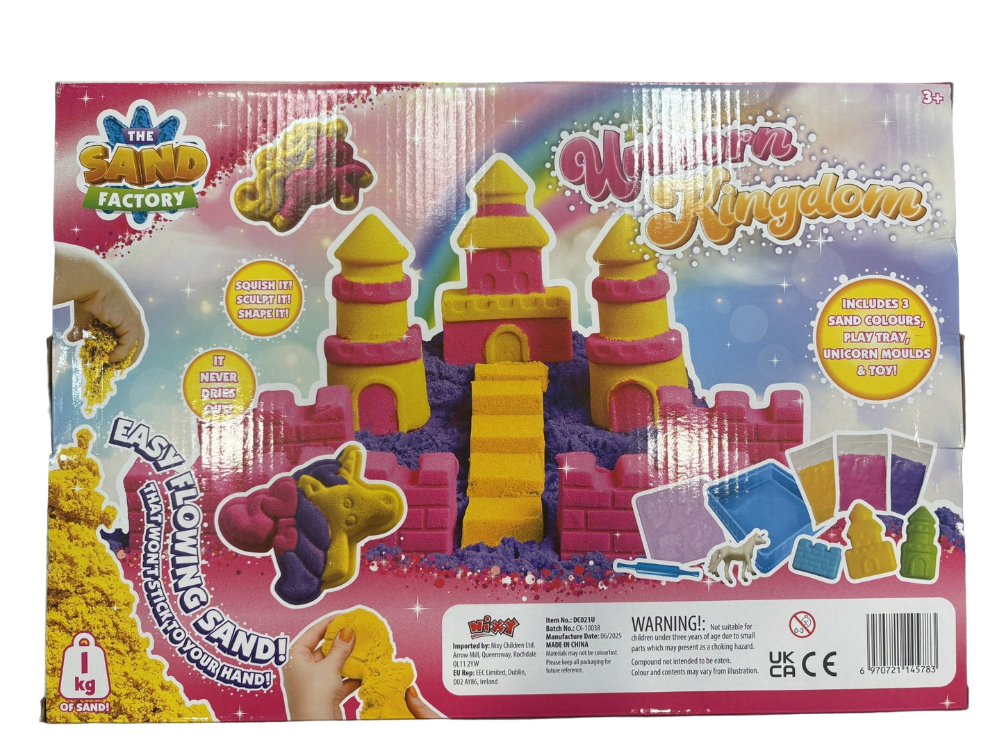 Unicorn Mega Sand Set Castle – Creative Sand Play for Kids