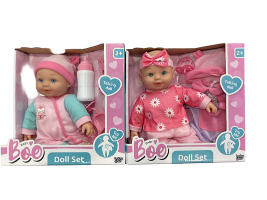 Baby Boo Talking Doll Set – Interactive Doll with Accessories for Kids