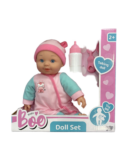Baby Boo Talking Doll Set – Interactive Doll with Accessories for Kids