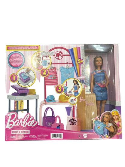 Barbie Make & Sell Boutique Playset – Design & Create
