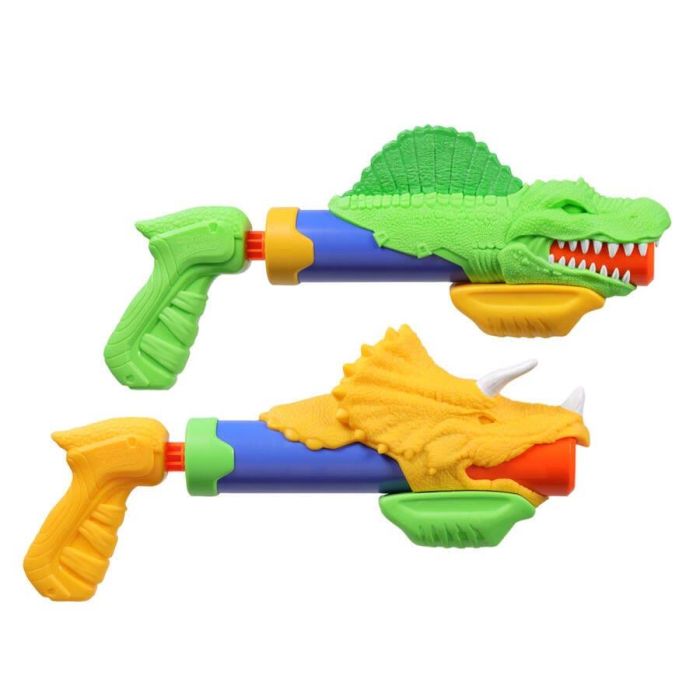 Nerf Super Soaker Dino Splashers 2‑Pack – DinoSquad Water Blasters with Triceratops & Spinosaurus Designs (Ages 6+)