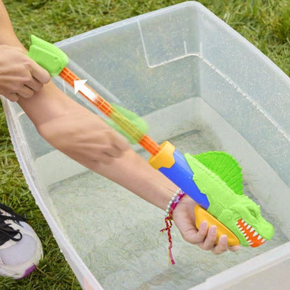 Nerf Super Soaker Dino Splashers 2‑Pack – DinoSquad Water Blasters with Triceratops & Spinosaurus Designs (Ages 6+)
