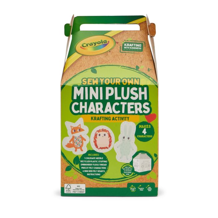 Crayola Sew Your Own Mini Plush Kit – Creative DIY Craft for Kids Ages 8+